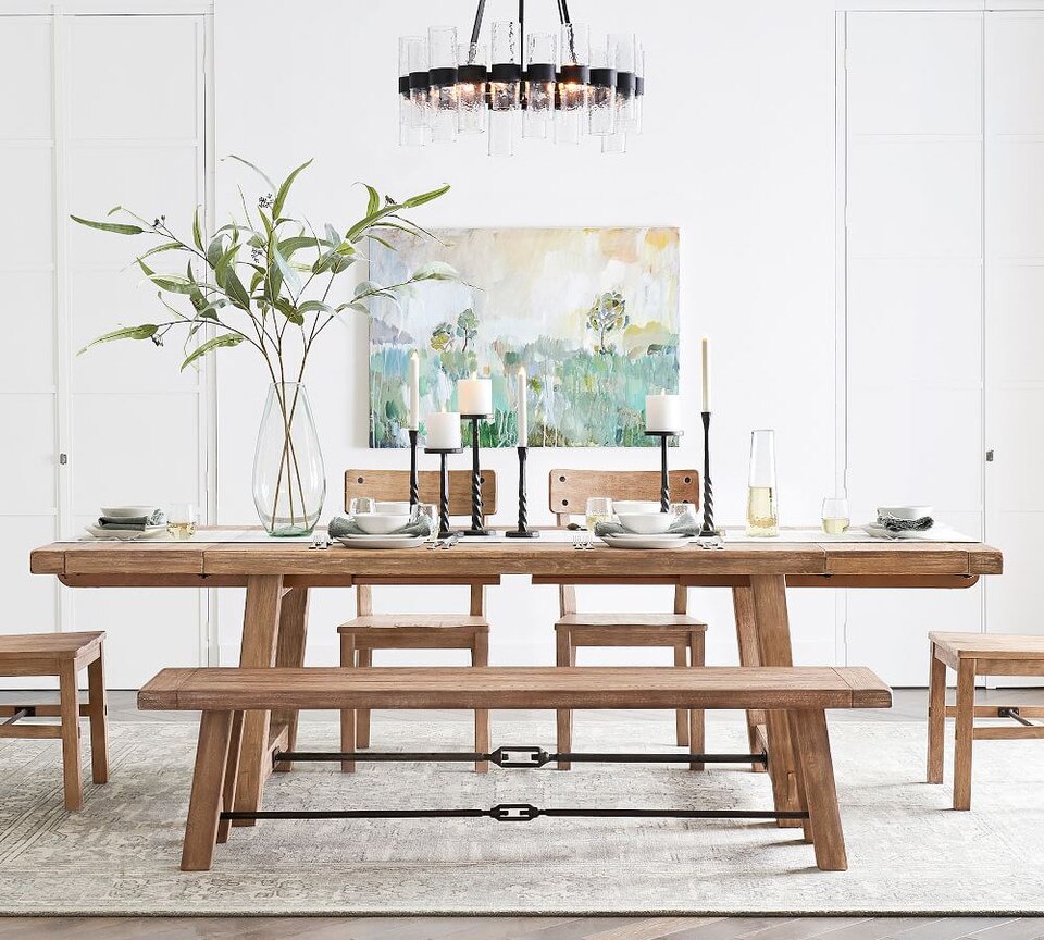 Benchwright Dining Bench Seadrift Pottery Barn Australia